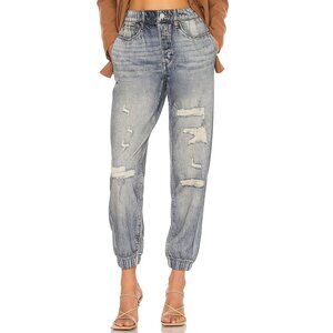 BLANKNYC Faux Denim Jogger- Size XS